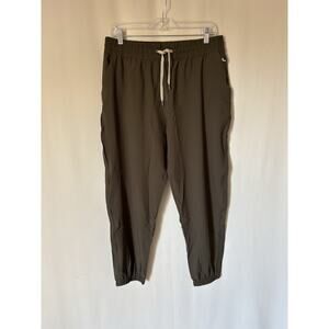 Vuori Weekend Jogger Large Womens Olive Green Ankle New 32x25